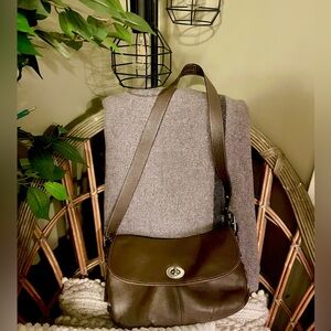 Vintage Coach Legacy Flap Shoulder Bag